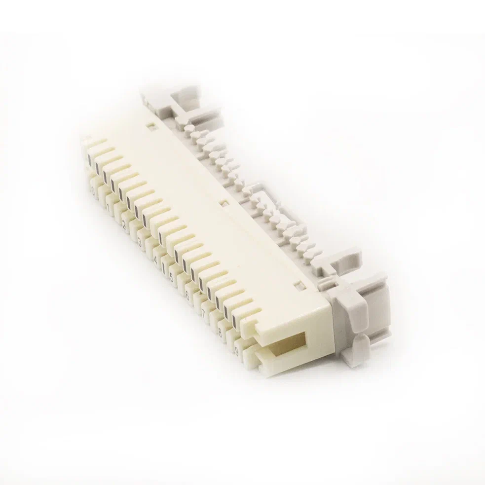 Плинт NT-Link 2/10 с неразмыкаемыми контактами NT-D007B LSA PROFIL , без цветокода, маркировка 0…9