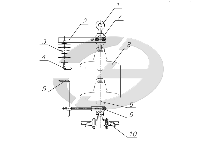Устройство защиты от перенапряжений УЗПН-6-ПС 