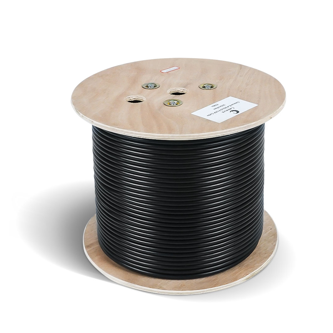 Кабель для интерфейса Cabeus RS-485/422, 2x2x22 AWG (SF/UTP), многожильный (patch), для внутренней и внешней прокладки (-40°С - +75°С), PVC (305м)